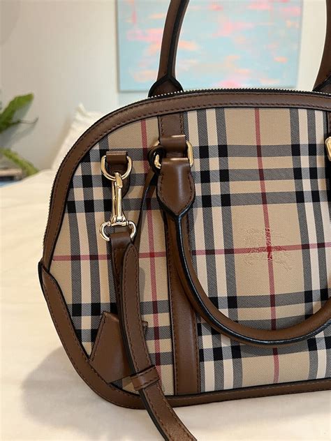 burberry small orchard bag|BURBERRY Horseferry Check Small Orchard Bowling Bag Pale .